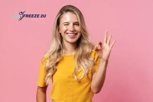 Picture of happy woman after HIFU vaginal tightening Chelsea